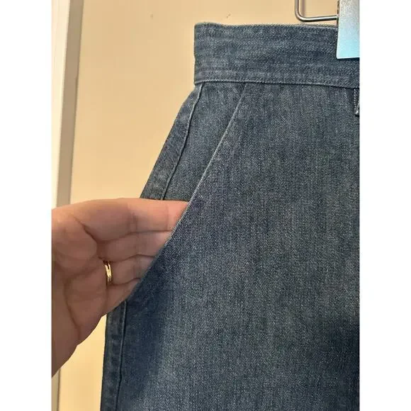 Cabelas Casual Long Denim Skirt Womens 20R - Picture 3 of 9